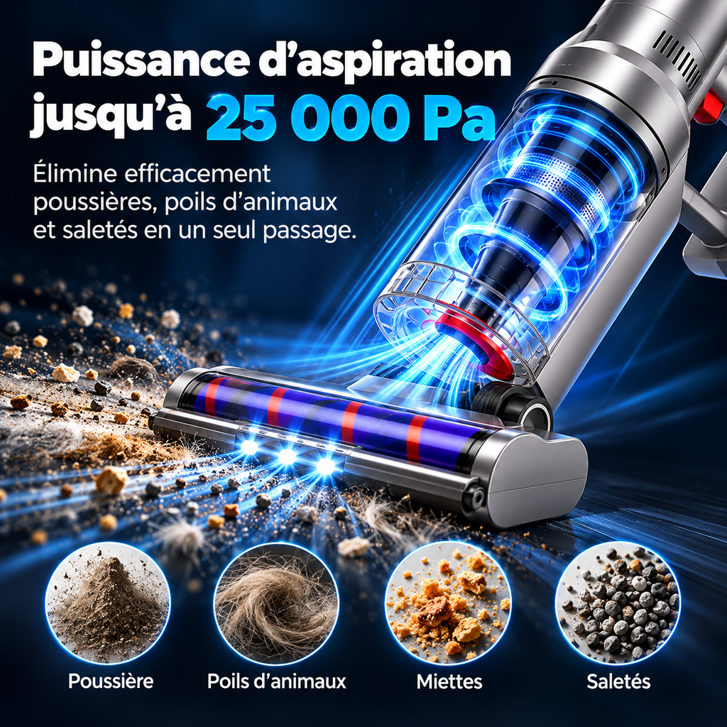 Aspirateur Balai Sans Fil i10