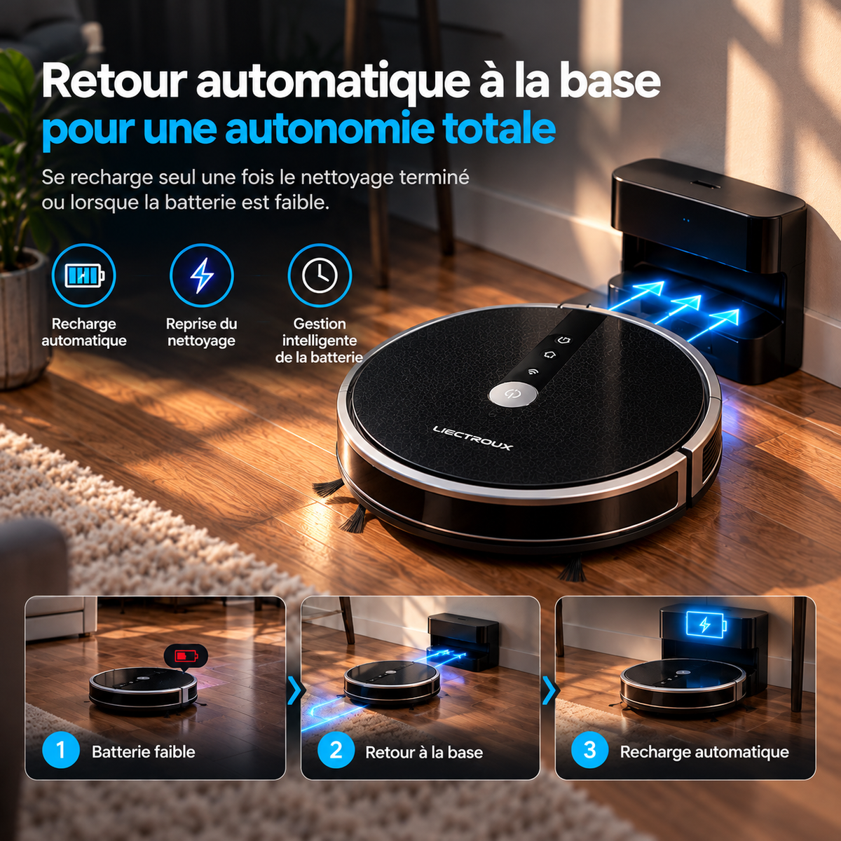 Robot Aspirateur Intelligent C30B